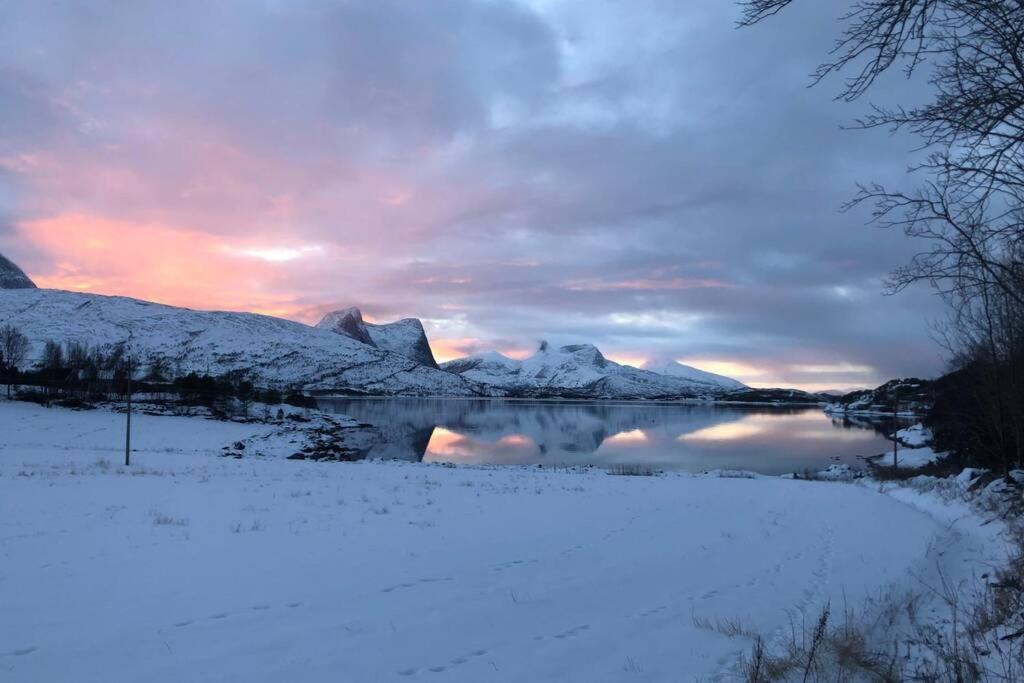 Efjord And Stetind Resort - Cabin Kobbernestinden Ballangen Bagian luar foto